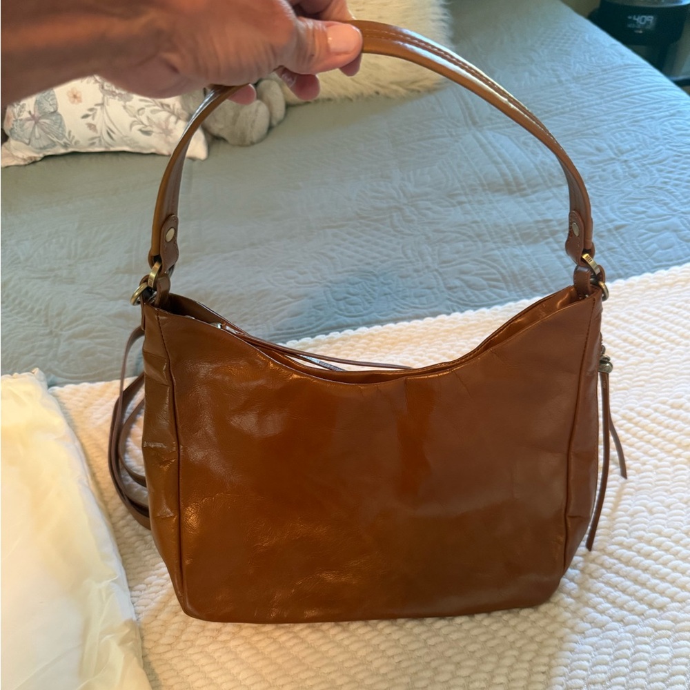 HOBO Tan Leather Shoulder Bag